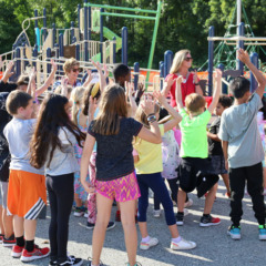 Center Elementary Playground Ribbon Cutting