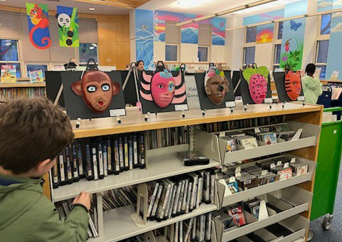 MAEA Youth Art Month Opening Night at Chelmsford Public Library