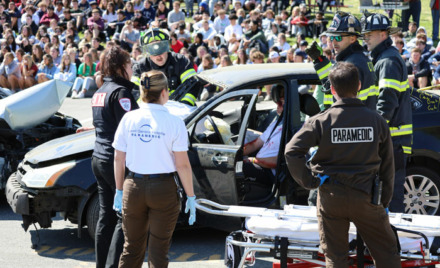 Chelmsford High School 2023 Mock Car Crash