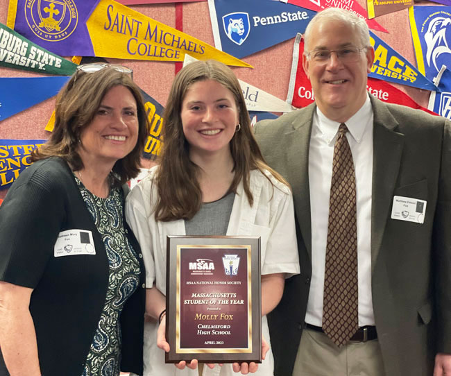 Molly Fox Named MSAA National Honor Society 2022-23 Student of the Year