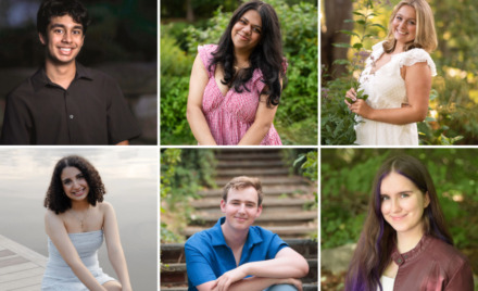 The Chelmsford High School Students of the Month for October 2025 are, clockwise from top left, Pranav Ajmera, Samhitha Shreesha Pai, Riley Bridge, Claire Mulligan-Hoch, Joshua Wolman and Karen Khela.