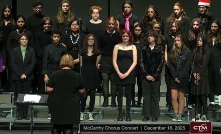 McCarthy Middle School Winter Chorus Concert - Tuesday, December 16, 2025