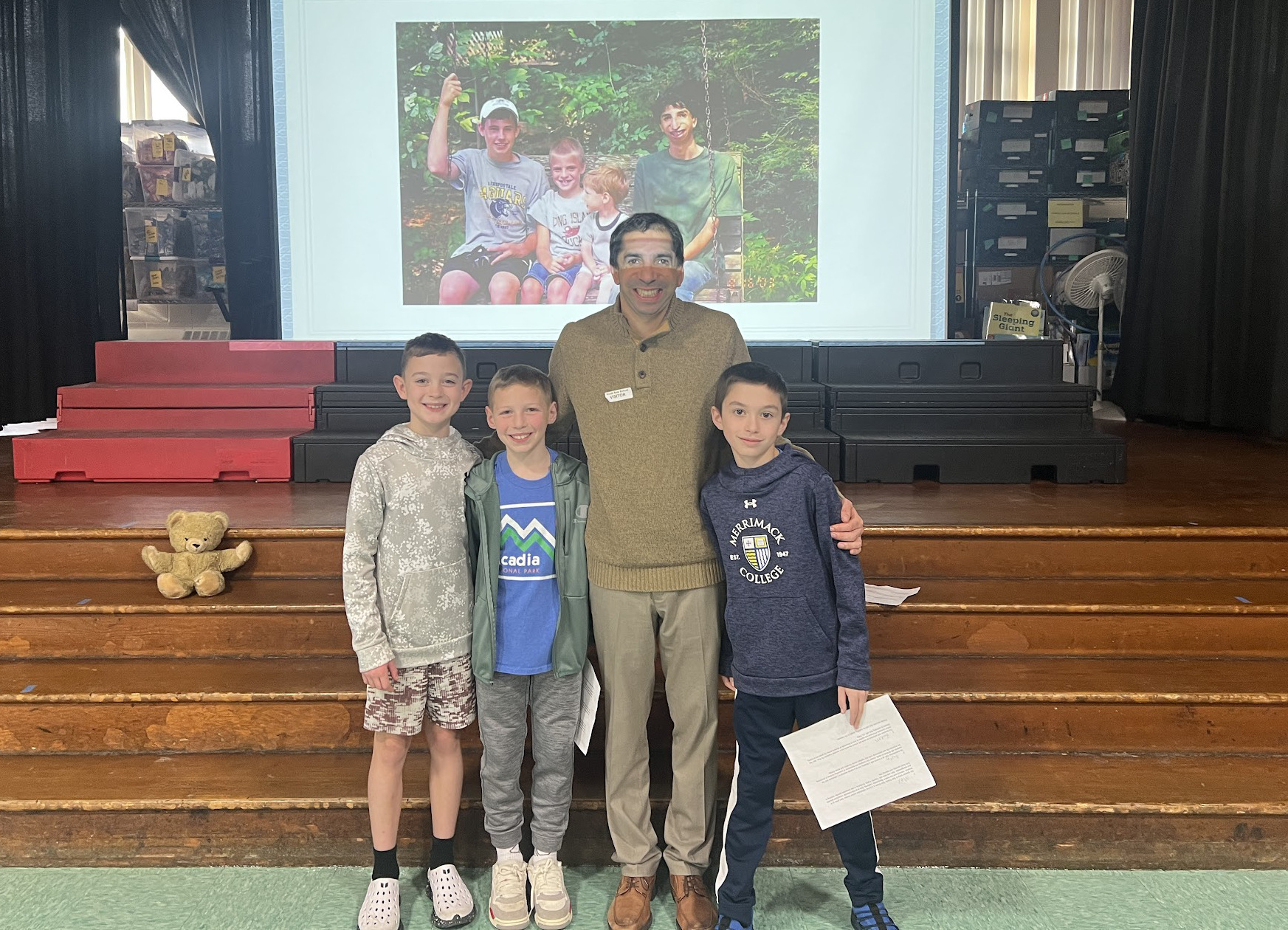 Sam Drazin, an internationally recognized educator and founder of Changing Perspectives, held an assembly for students at South Row Elementary School in Chelmsford on Wednesday, January 14, 2026.