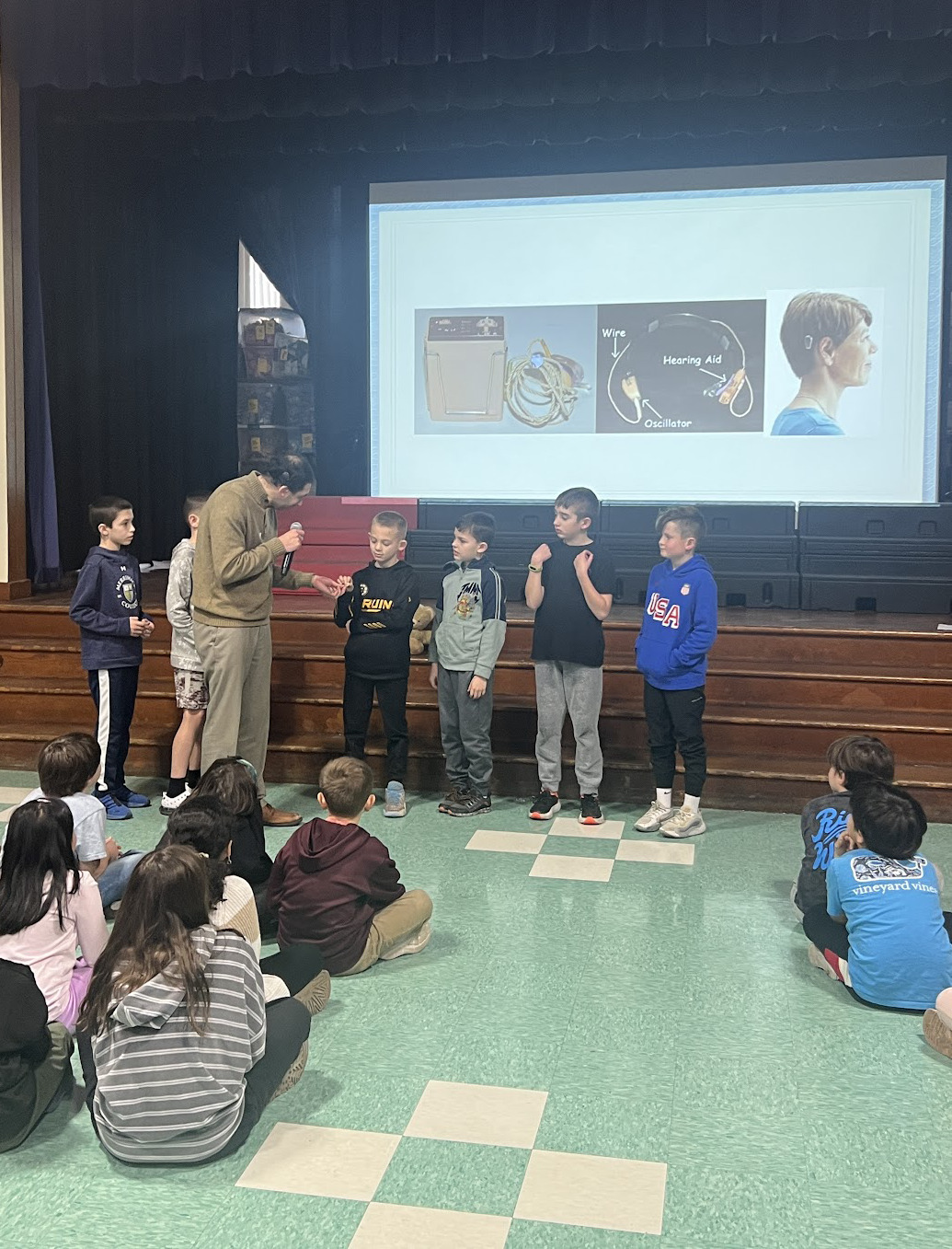 Sam Drazin, an internationally recognized educator and founder of Changing Perspectives, held an assembly for students at South Row Elementary School in Chelmsford on Wednesday, January 14, 2026.
