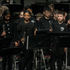Parker Middle School’s 5th Grade Band winter concert - January 14, 2026