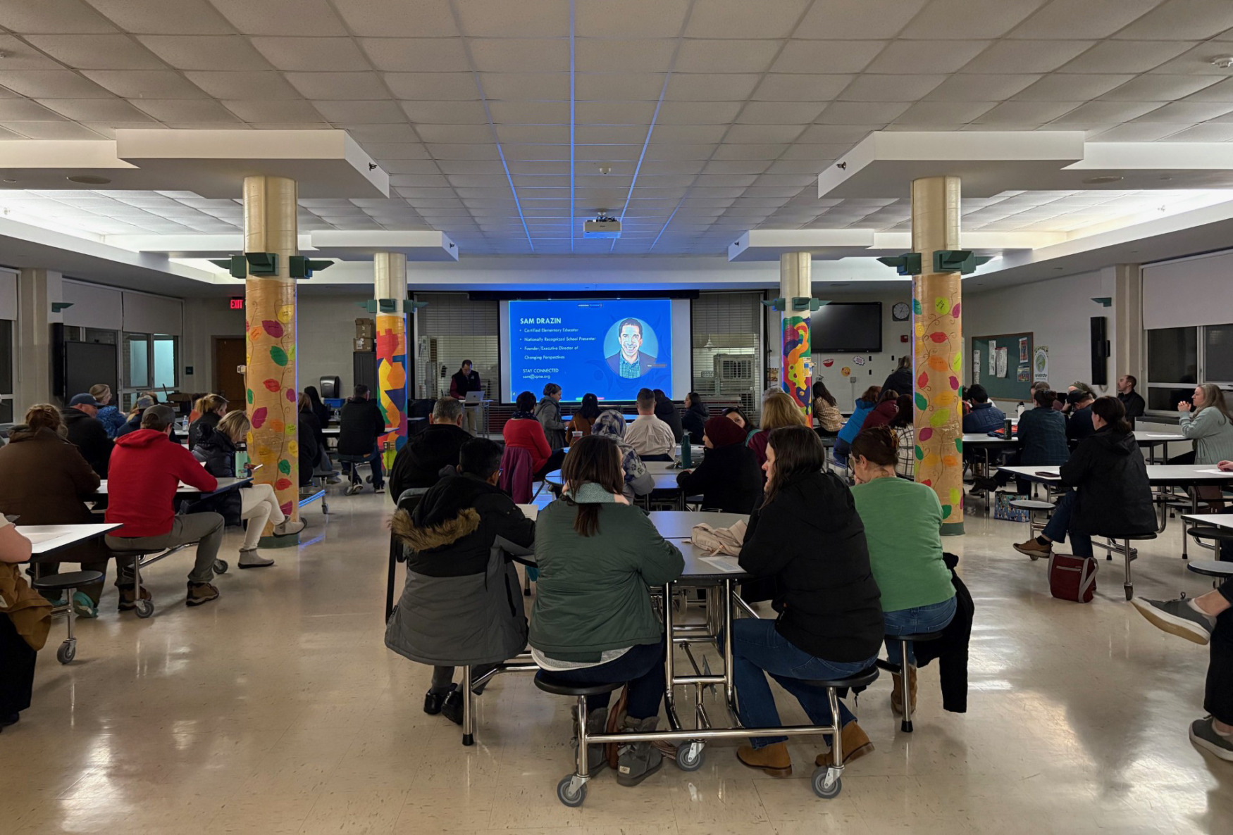 Sam Drazin, an internationally recognized educator and founder of Changing Perspectives, hosted a workshop for Chelmsford Public Schools families on Tuesday, January 13, 2026.