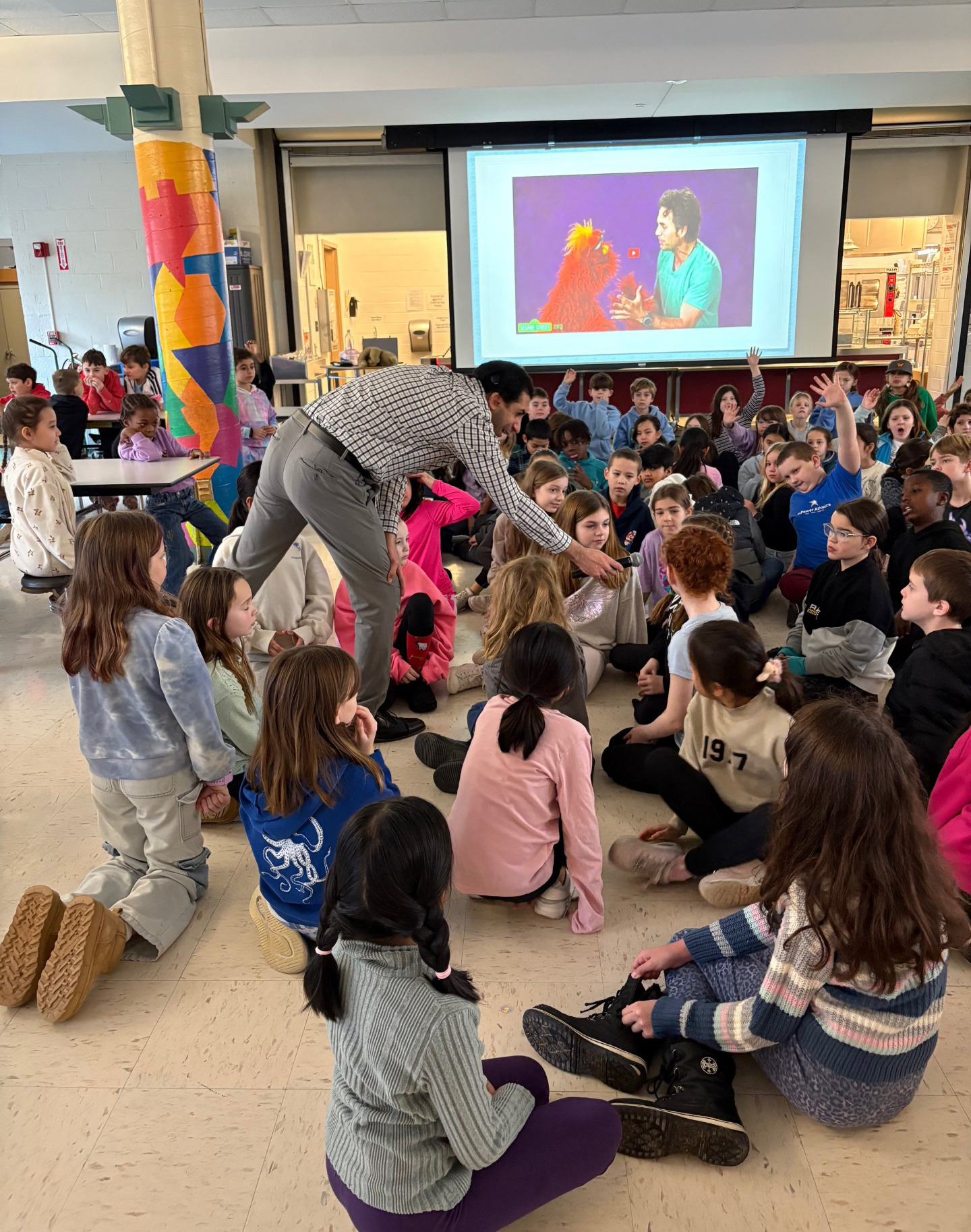 Sam Drazin, an internationally recognized educator and founder of Changing Perspectives, held an assembly for students at Center Elementary School in Chelmsford on Thursday, January 15, 2026.