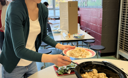 The inaugural One Center, One Community multicultural night at Center Elementary School featured a variety of foods from different cultures.