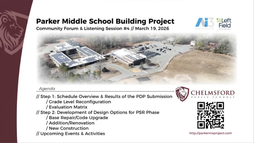 Parker Building Project Public Forum Agenda - March 19, 2026