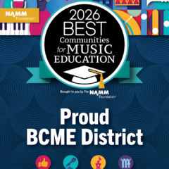 Chelmsford Public Schools has been recognized as one of the 2026 Best Communities for Music Education.