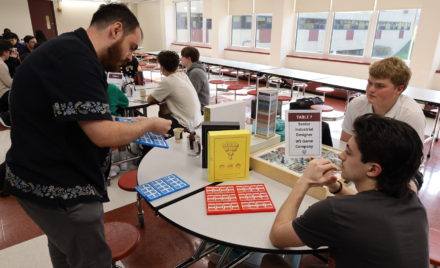 Chelmsford High School juniors attend the annual Career Exploration Breakfast, meeting with professionals to learn more about careers that interest them.