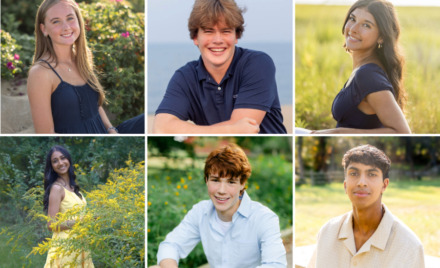 The Chelmsford High School Students of the Month for May 2026 are, clockwise from top left, Catherine Craig, Logan Kowalik, Ella Fazio, Gautham Vijay, Joshua King and Haasini Vemparala.