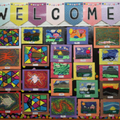 Third grade work featured in Byam Elementary School's Art night on Wednesday, May 27, 2026.