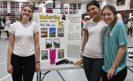 Chelmsford High School's Senior Internship Exhibition was held on Thursday, May 28, 2026. The event allows members of the senior class who held internships this spring to visually display their workplace experiences for the junior class and interested faculty.