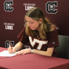 Lucy Labrecque was one of 18 Chelmsford High School seniors recognized during the Future Teachers Signing Day on Friday, May 22, 2026.