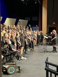 The choruses from Parker and McCarthy Middle Schools held a spring concert on Tuesday, May 12, 2026, in the Carl J. Rondina Performing Arts Center at Chelmsford High School.