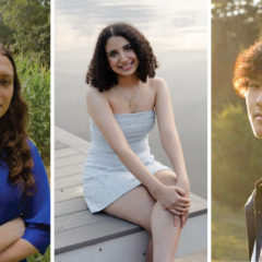 Katherine Evans (Emerson House), Karen Khela (Hawthorne House) and Ethan Jiang (Whittier House) were named the Chelmsford High School Students of the Year for 2026.