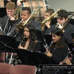 Members of the Chelmsford Public Schools All-Town Wind Ensemble perform their spring concert on Monday, June 1, 2026.