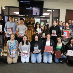 Junior Book Awards were presented to 21 members of Chelmsford High School's Class of 2027 on Monday, June 1, 2026.