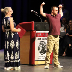 Members of Chelmsford High School's Class of 2026 are celebrated during Senior Awards Night on Thursday, May 28.