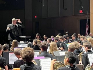 The Parker Middle School Band held its Spring Concert on Wednesday, June 3, 2026, in the Carl J. Rondina Performing Arts Center at Chelmsford High School.