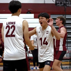 Chelmsford’s Ridty Tauch, right, was named the MVC’s Div. 1 boys volleyball Player of the Year.