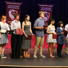 Members of Chelmsford High School's Class of 2026 receiving the Seal of Biliteracy were celebrated during Senior Awards Night on Thursday, May 28.