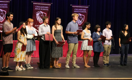 Members of Chelmsford High School's Class of 2026 receiving the Seal of Biliteracy were celebrated during Senior Awards Night on Thursday, May 28.