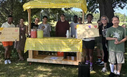 This summer, members of Chelmsford High School’s PAVE program have been spending their Extended School Year honing valuable life skills by operating a lemonade stand.