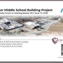 Parker Middle School Building Project Community Forum - June 10, 2026