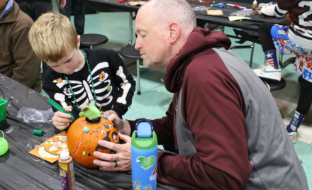 Students and their families enjoy all the fun and activities during South Row Elementary School’s annual Pumpkin Fair on Saturday, October 17, 2026.