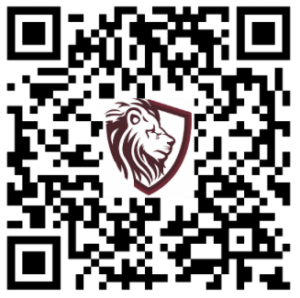 A QR code that takes folks to a strategic planning survey for Chelmsford Public Schools.
